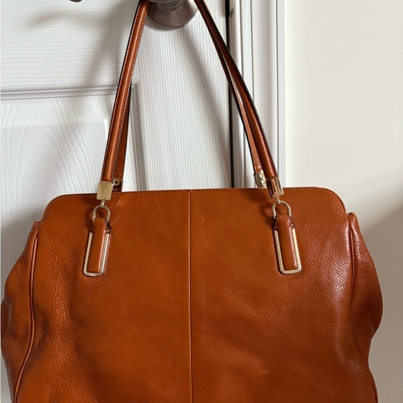 Coach Brown Leather Tote Bag - Picture 8 of 11